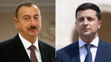 İlham Əliyevin və Vladimir Zelenskinin təkbətək görüşü oldu