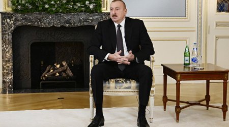 Prezident yerli jurnalistlərə müsahibə verdi - FOTO