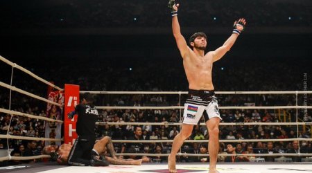 Азербайджанский боец ММА стал чемпионом мира - ВИДЕО