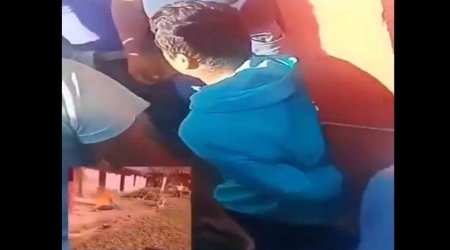 Azyaşlı qızı zorlayıb öldürən şəxsi kənd sakinləri diri-diri yandırdı - VİDEO (18+)