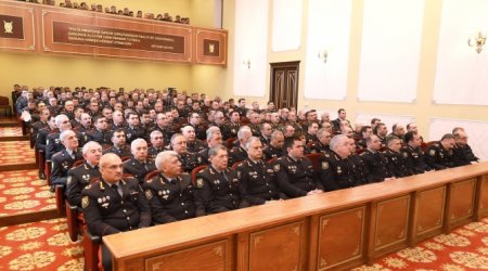 Vilayət Eyvazov polis rəislərinə tapşırıqlar verdi - FOTO