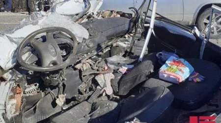 Azərbaycanda dəhşətli qəza: Ölənlər və çox sayda yaralı var - FOTO
