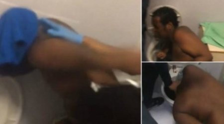 Qızı zorlayan oğlanı həbsxanada bu hala saldılar (18+VİDEO)