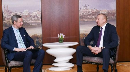 Prezident Almaniyada səfərdədir