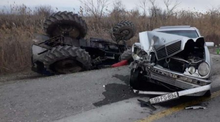 Kürdəmirdə ağır qəza - VİDEO