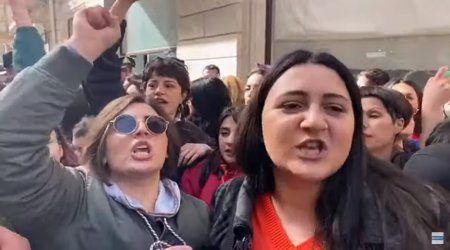 Bu gün Bakıda etiraz aksiyası keçirilib -  FOTO/VIDEO