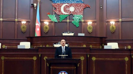 Prezident Milli Məclisin yeni tərkibdə keçirilən ilk iclasında ÇIXIŞ EDİB