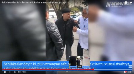 Bakıda sanitar həkim sahibkarlardan pul istədi. Ara qarışdı... -  VİDEO