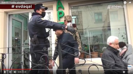 Maska satışına polislər cəlb edildi -  VİDEO