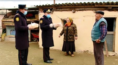 Karantin müddətində sakinlərə yardım ediləcək - FOTOLAR