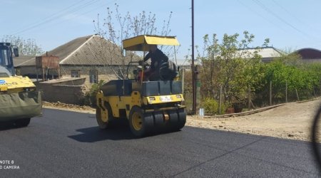 Tovuz rayonunun 4 kəndinə asfalt çəkilir - VİDEO +FOTOLAR