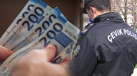 Polisə yaxınlaşıb pul istədi: Azərbaycanda gizli çəkilmiş video rekord qırır