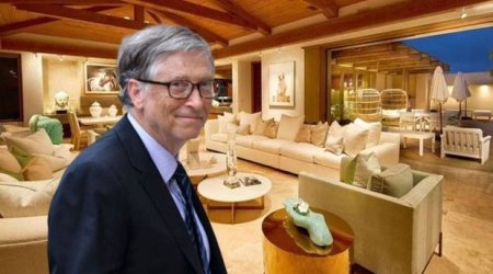 Bill Geytsin karantin günlərini keçirdiyi 43 milyonluq malikanəsi - FOTO
