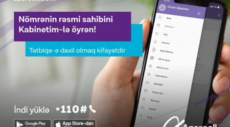 The new release of “Kabinetim” mobile application from Azercell