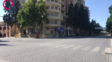 Küçələri boş qalan Gəncə- FOTOLAR