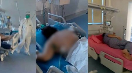 Azərbaycanda koronavirus xəstələrinin görüntüləri yayıldı -VİDEO