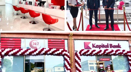 Kapital Bank представил новый филиал «Иншаатчылар»