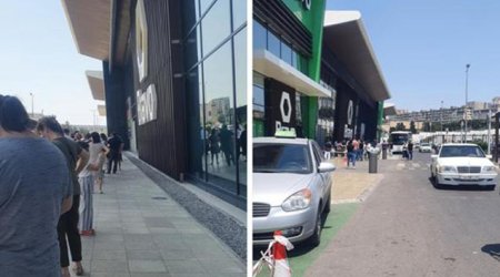 Bu gündən müştərilər böyük marketlərə növbə ilə buraxılır - FOTO