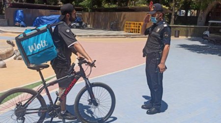 Bakıda polislər reyd keçirir- FOTOLAR