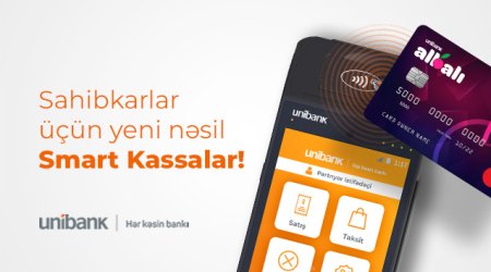 Unibank yeni nəsil smart kassaları istifadəyə verib