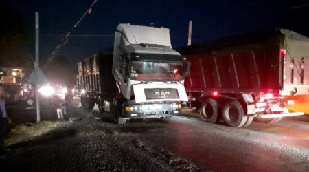 SON DƏQİQƏ: Bakı - Qazax yolunda hərəkət dayandı — FOTO