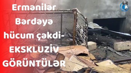 Ermənilər Bərdəyə hücum çəkdi- EKSKLUZİV GÖRÜNTÜLƏR