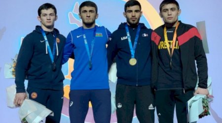 Azərbaycan güləşçiləri Kiyevdən 6 medalla qayıdır