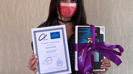 Azercell awarded the winners of online English language courses for journalists