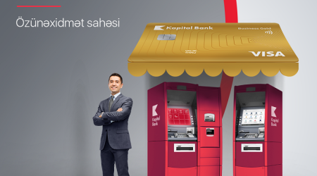 Kapital Bank открыл круглосуточную зону самообслуживания для бизнеса