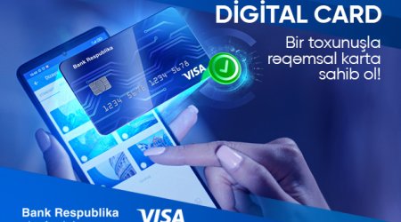 Mobil Şöbə ilə öz zövqünüzə uyğun rəqəmsal kart aça biləcəksiniz!