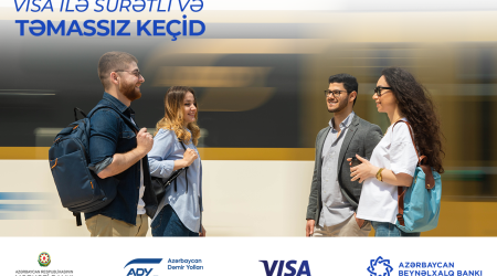 Visa, Азербайджанские железные дороги, Центральный банк Азербайджана и Международный Банк Азербайджана расширяют возможность бесконтактной оплаты проезда в пригородных поездах