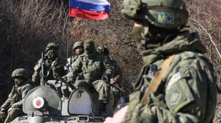 Sülhməramlılar Qarabağda hərbi təlimlər keçirir - VİDEO