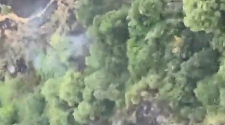 Xocavənddə ermənilərin minaladığı ərazilərdə yanğın - VİDEO