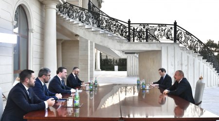 İlham Əliyev Serbiyanın xarici işlər nazirini qəbul etdi