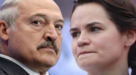 Lukaşenko Tixanovskayanı təhqir etdi