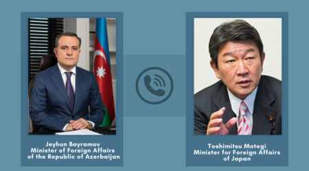 Azərbaycan və Yaponiya XİN başçıları arasında telefon danışığı olub