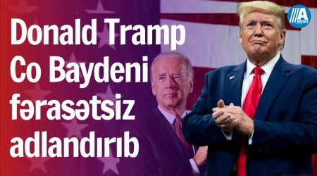 Donald Tramp Co Baydeni fərasətsiz adlandırıb