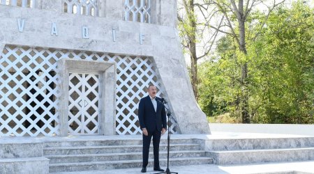 President Ilham Aliyev and First Lady Mehriban Aliyeva attend opening of Vagif Poetry Days in Shusha (PHOTO)