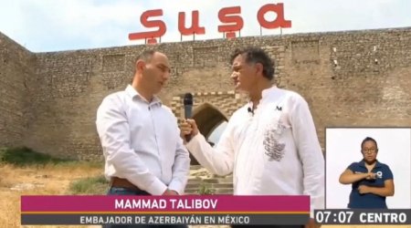 Reportage about Shusha aired on Mexican television