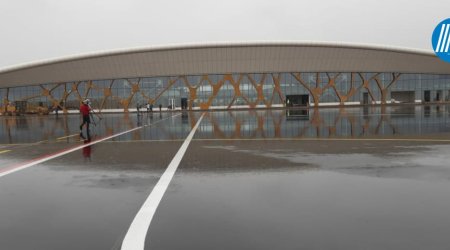 Füzuli hava limanına ilk sınaq reysi həyata keçirildi - ÖZƏL FOTOLAR