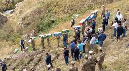 Remains of 12 residents of Kalbajar's Bashlibel identified, they laid to rest in separate graves in previous place