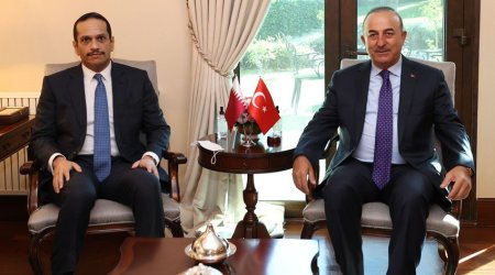 Turkish, Qatari foreign ministers hold meeting