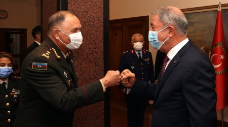 Turkish Defense Ministry issues statement on Hulusi Akar's meeting with Karim Valiyev