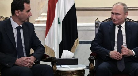Bashar al-Assad meets with Putin in Moscow