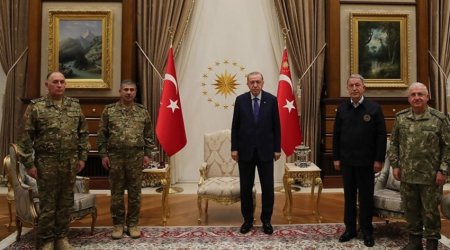 Turkish President meets with Azerbaijan's Defense Minister