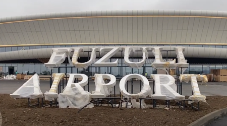 Füzuli aeroportundan yeni görüntülər - VİDEO