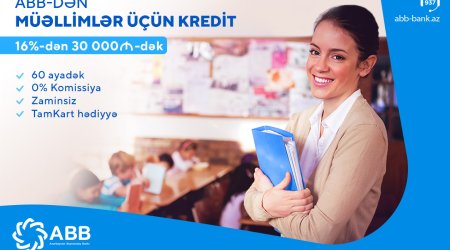 ABB-dən müəllimlərə özəl kredit!