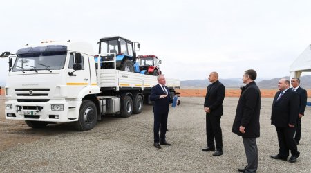Azerbaijani President visits Jabrayil district
