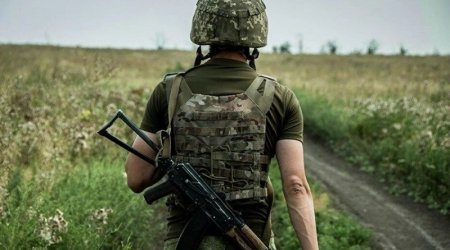 Ukrayna Krımla sərhəddə təlim keçirdi