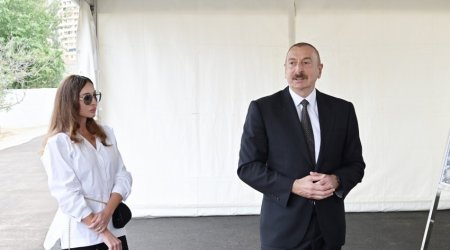 Ilham Aliyev, Mehriban Aliyeva attend opening of overhauled Baku Zoological Park